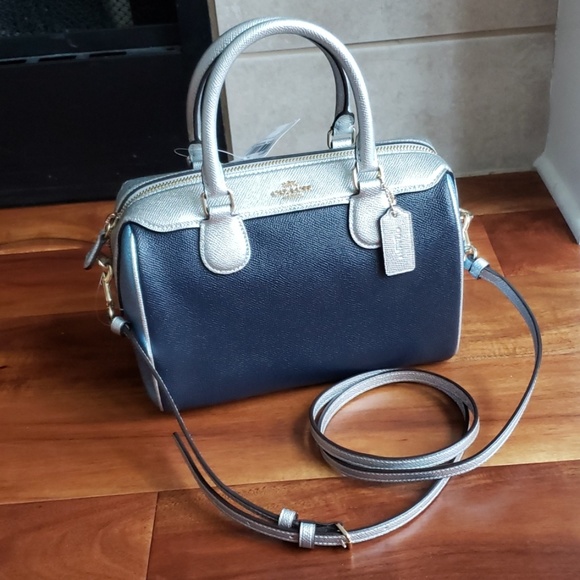 Coach Handbags - Coach metallic colorblock mini Bennett